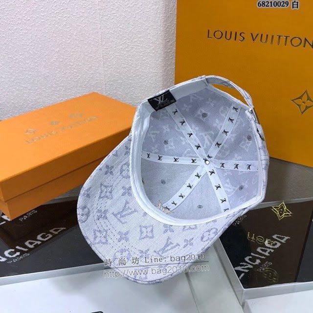 LV男女同款帽子 路易威登老花棒球帽  mm1023